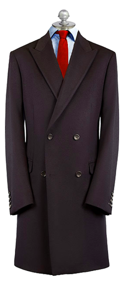 Bespoke double breasted overcoat 